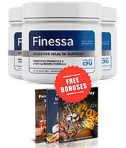 3 bottle Finessa supplement with bonus